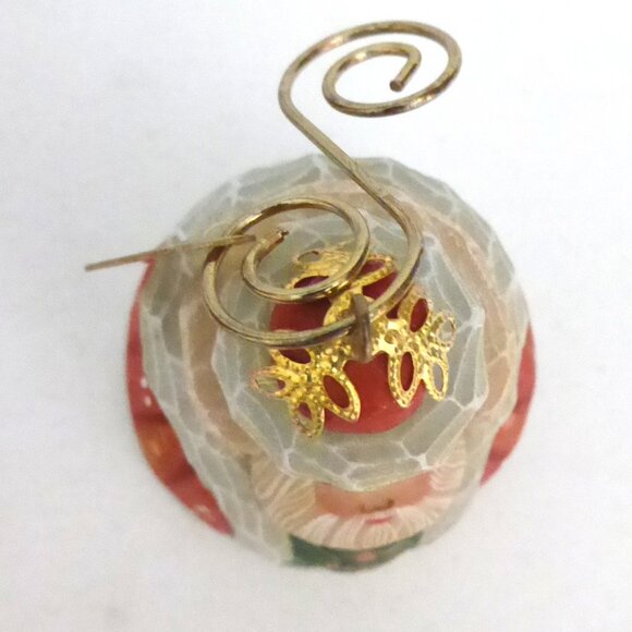 NEW 2008 G. DeBrekht HAND PAINTED SANTA CLAUS CHRISTMAS ORNAMENT - Picture 10 of 13